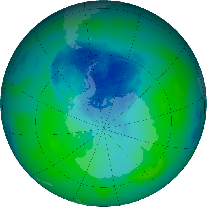 Ozone Map 1987-12-06